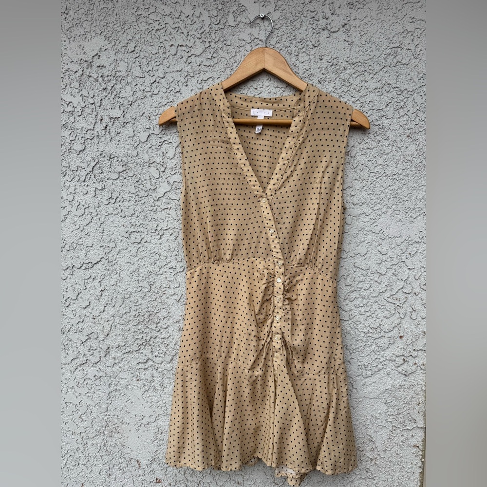 Leith Polka Dot Sleeveless Dress. Size S